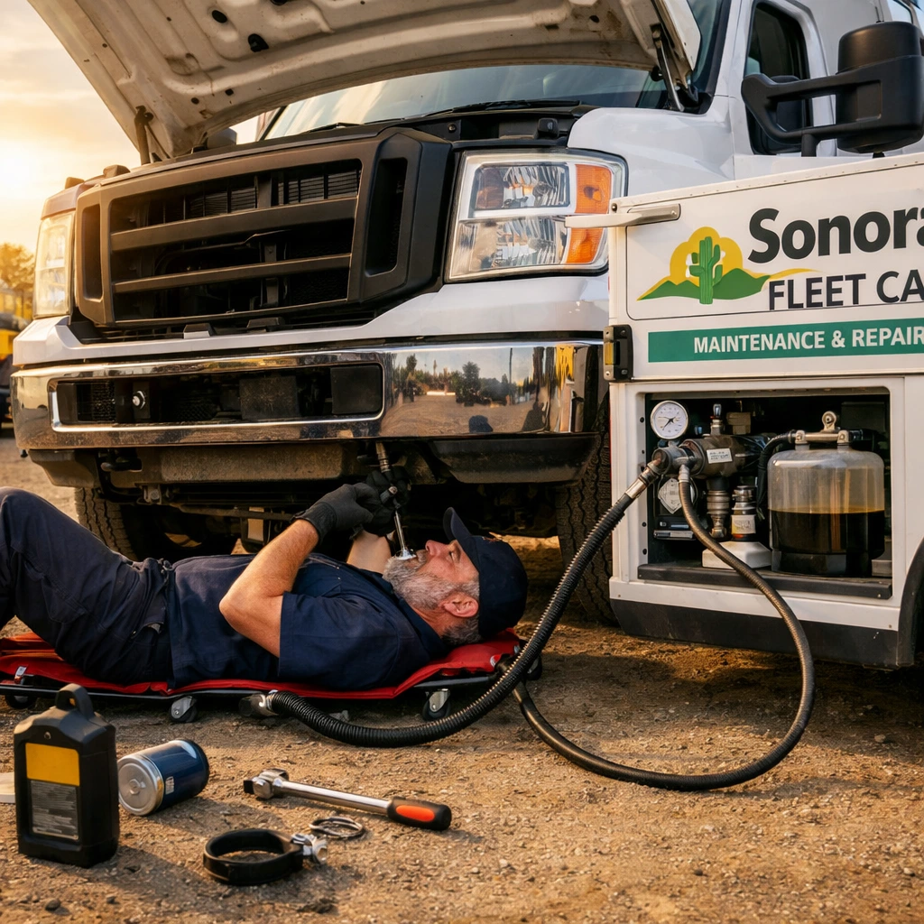 Arizona heat and your diesel fleet: protecting batteries, tires, and A/C systems